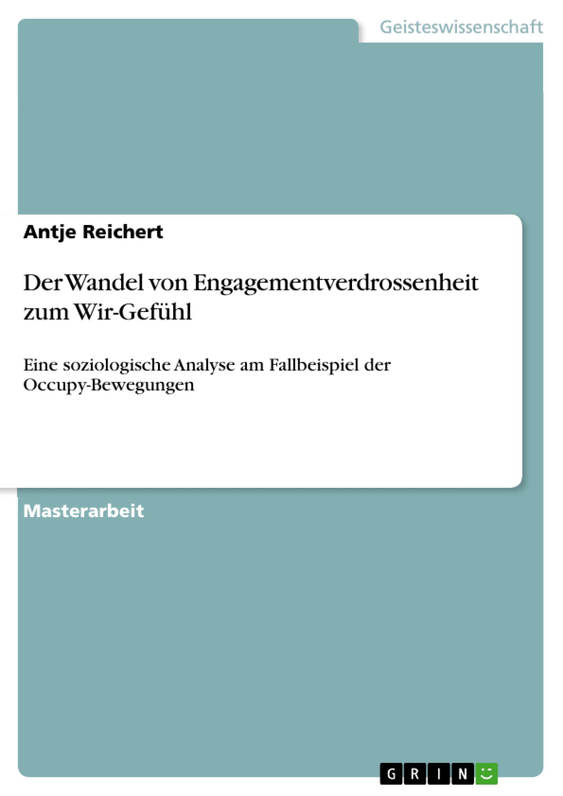 Der Wandel von Engagementverdrossenheit zum Wir-Gefühl