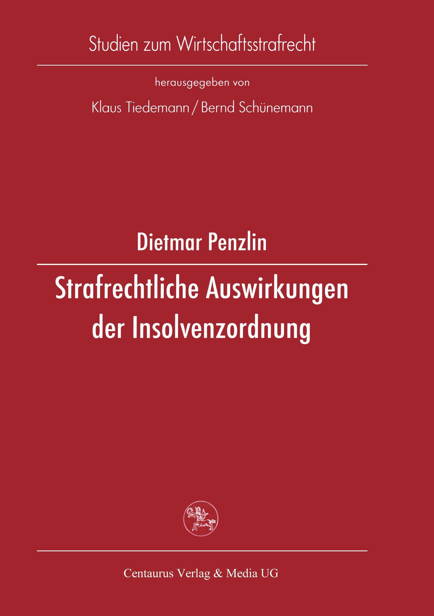 Strafrechtliche Auswirkungen der Insolvenzordnung