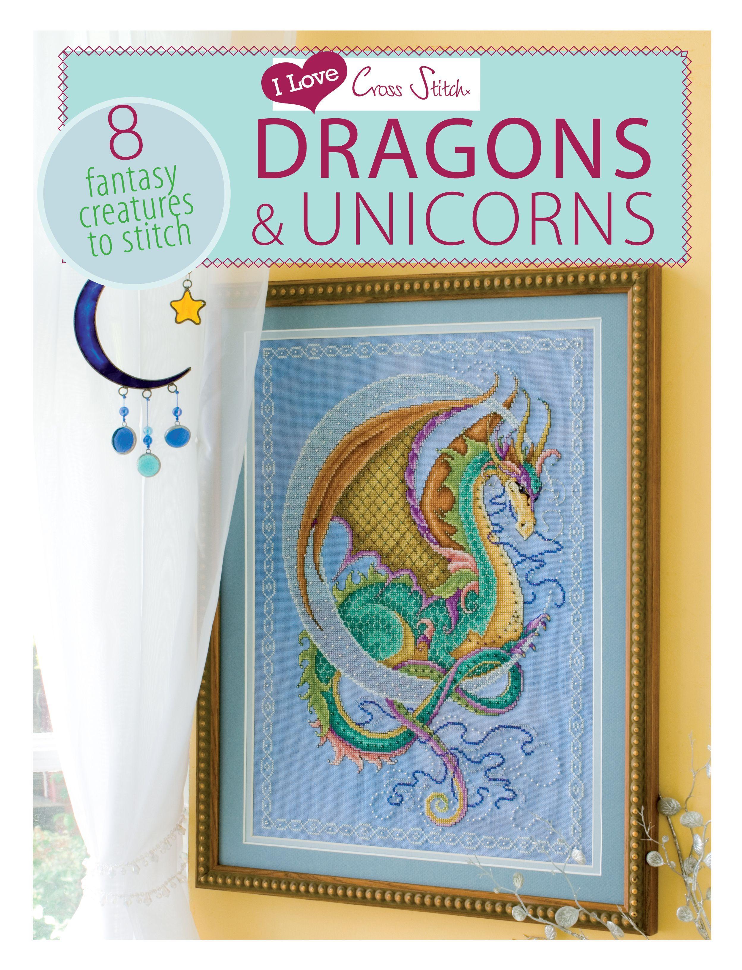 I Love Cross Stitch - Dragons & Unicorns