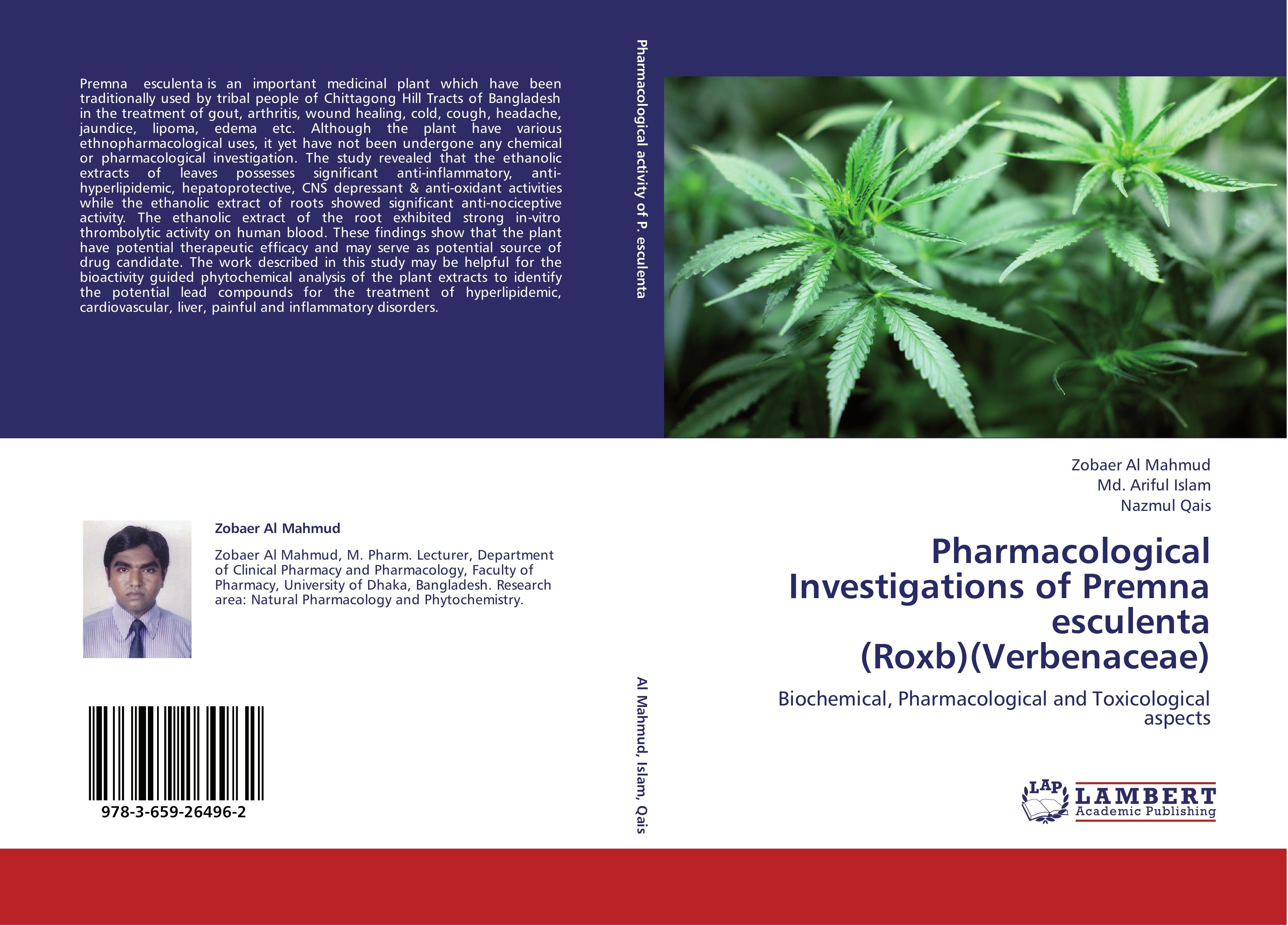 Pharmacological Investigations of Premna esculenta (Roxb)(Verbenaceae)