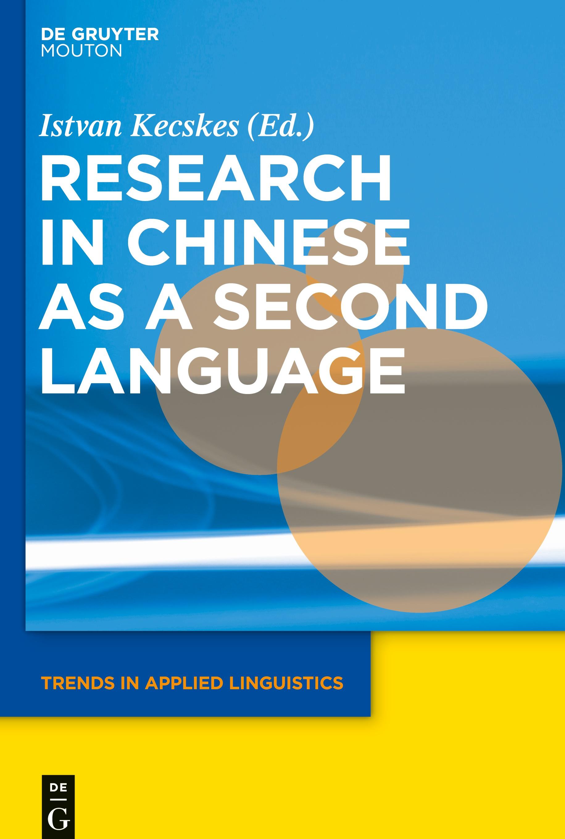 Research in Chinese as a Second Language