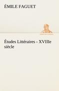 Études Littéraires - XVIIIe siècle.