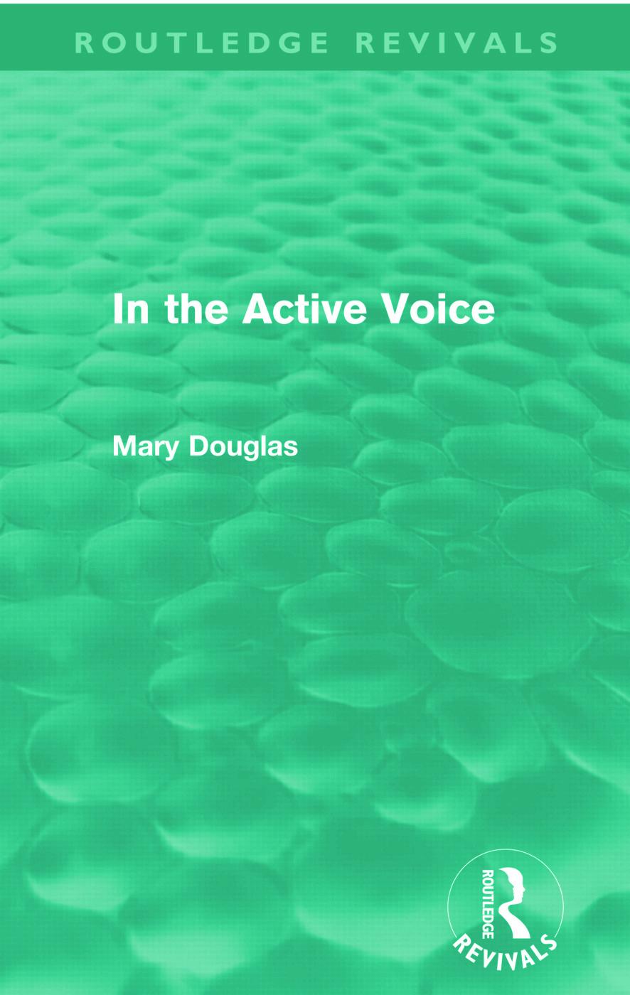 In the Active Voice (Routledge Revivals)