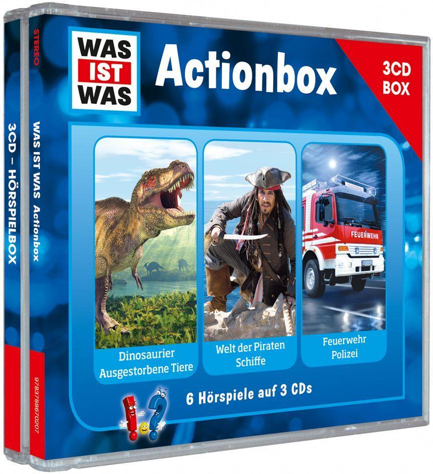 WAS IST WAS 3-CD-Hörspielbox "Action und Abenteuer"