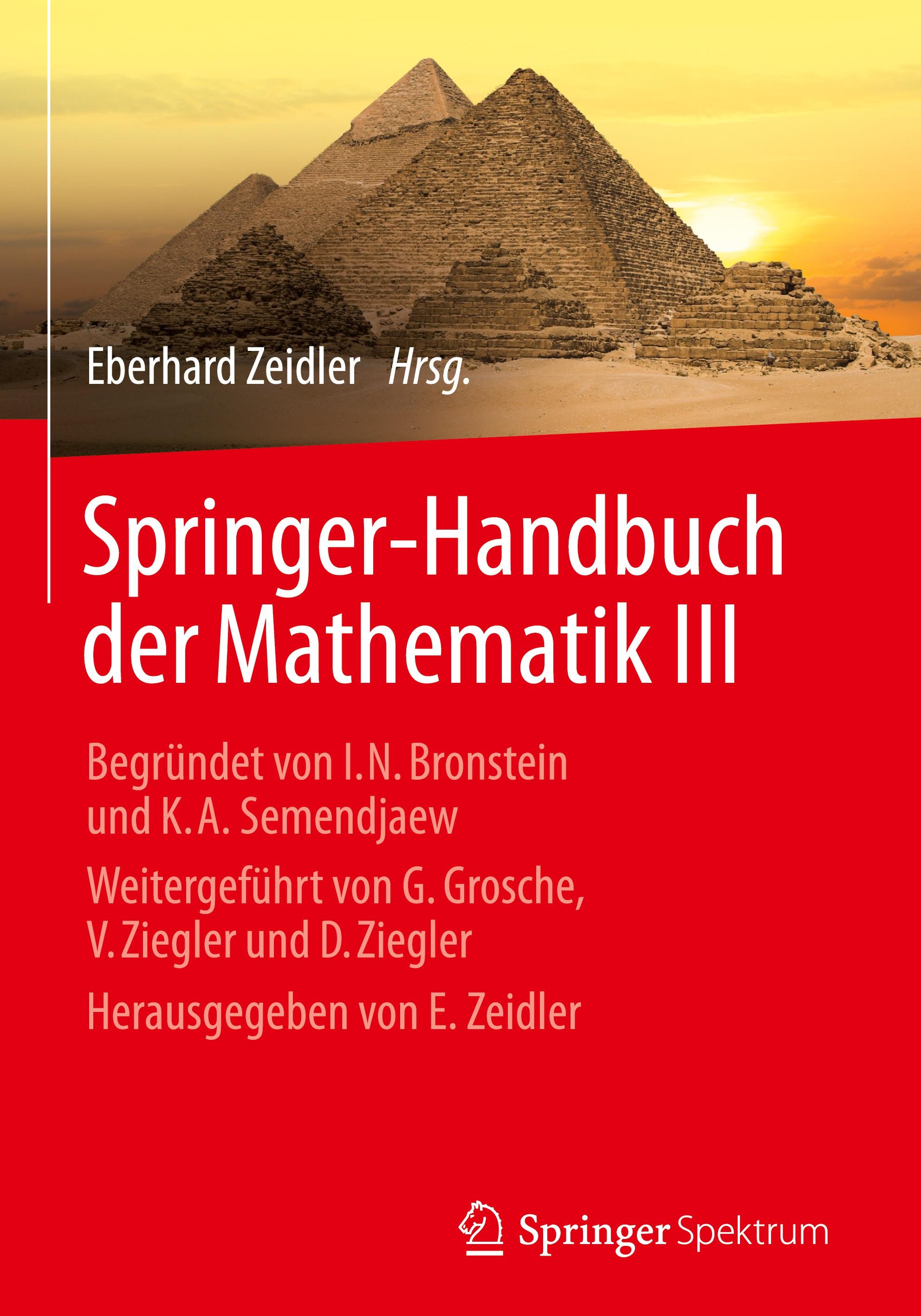 Springer-Handbuch der Mathematik III