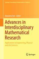 Advances in Interdisciplinary Mathematical Research