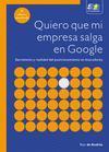 Quiero que mi empresa salga en Google