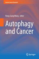 Autophagy and Cancer