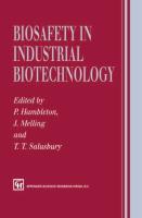 Biosafety in Industrial Biotechnology