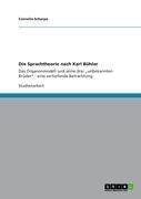 Die Sprachtheorie nach Karl Bühler