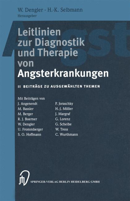 Leitlinien zur Diagnostik und Therapie von Angsterkrankungen