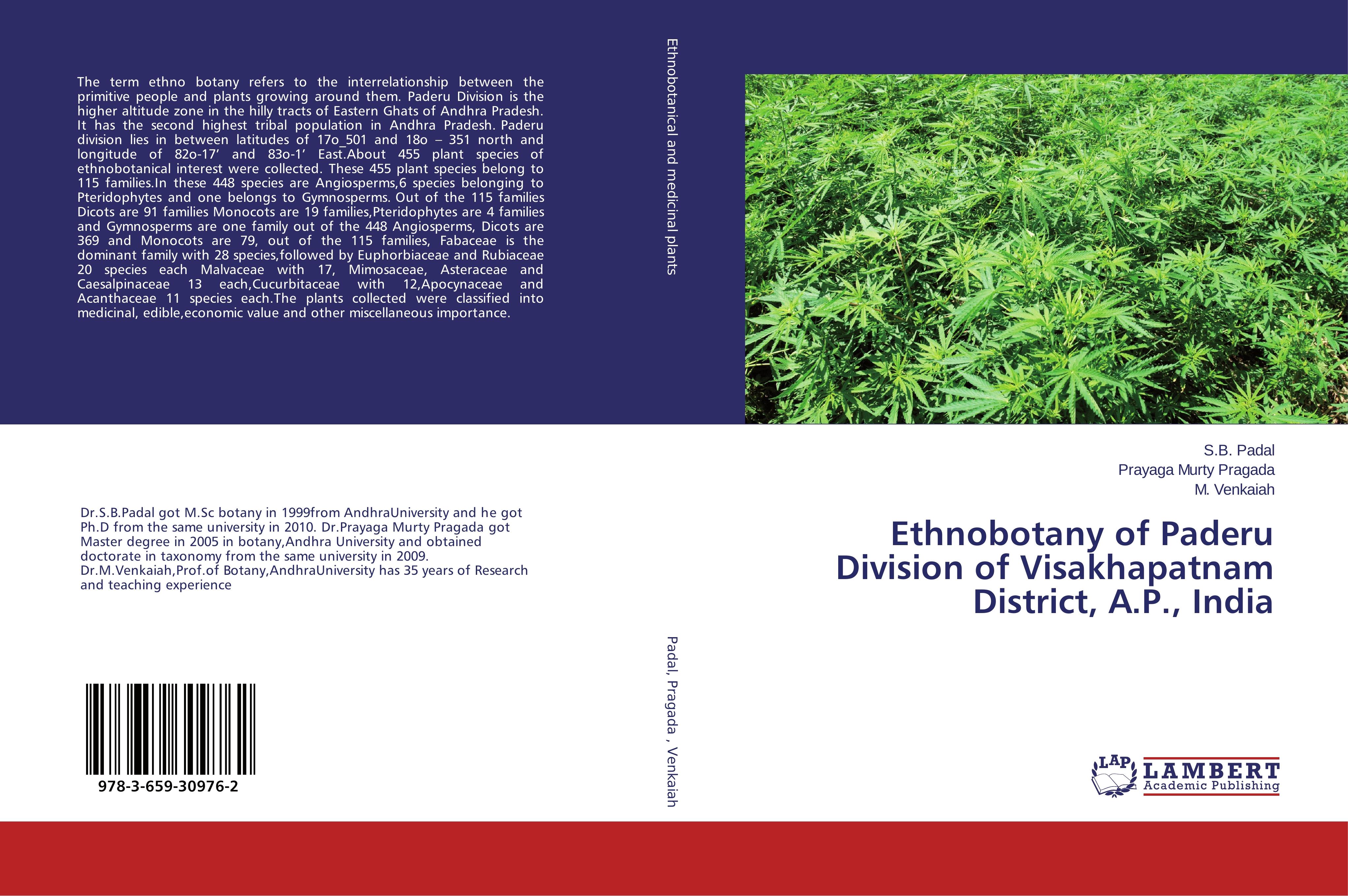 Ethnobotany of Paderu Division of Visakhapatnam District, A.P., India