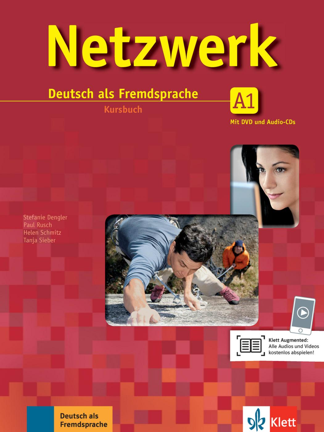 Netzwerk A1  - Kursbuch mit 2 Audio-CDs und DVD