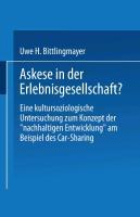 Askese in der Erlebnisgesellschaft?