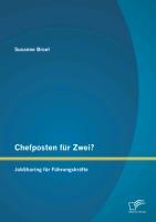 Chefposten für Zwei? JobSharing für Führungskräfte