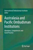 Australasia and Pacific Ombudsman Institutions