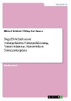 Begriffsdefinitionen: Naturgefahren/Naturgefährdung, Naturereignisse, Naturrisiken, Naturkastrophen