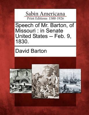 Speech of Mr. Barton, of Missouri