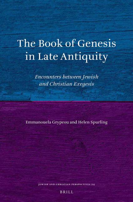 The Book of Genesis in Late Antiquity