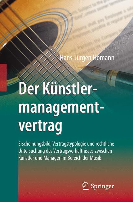 Der Künstlermanagementvertrag