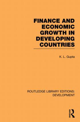 Finance and Economic Growth in Developing Countries