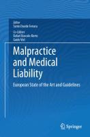 Malpractice and Medical Liability