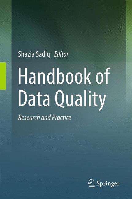 Handbook of Data Quality