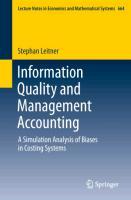 Information Quality and Management Accounting