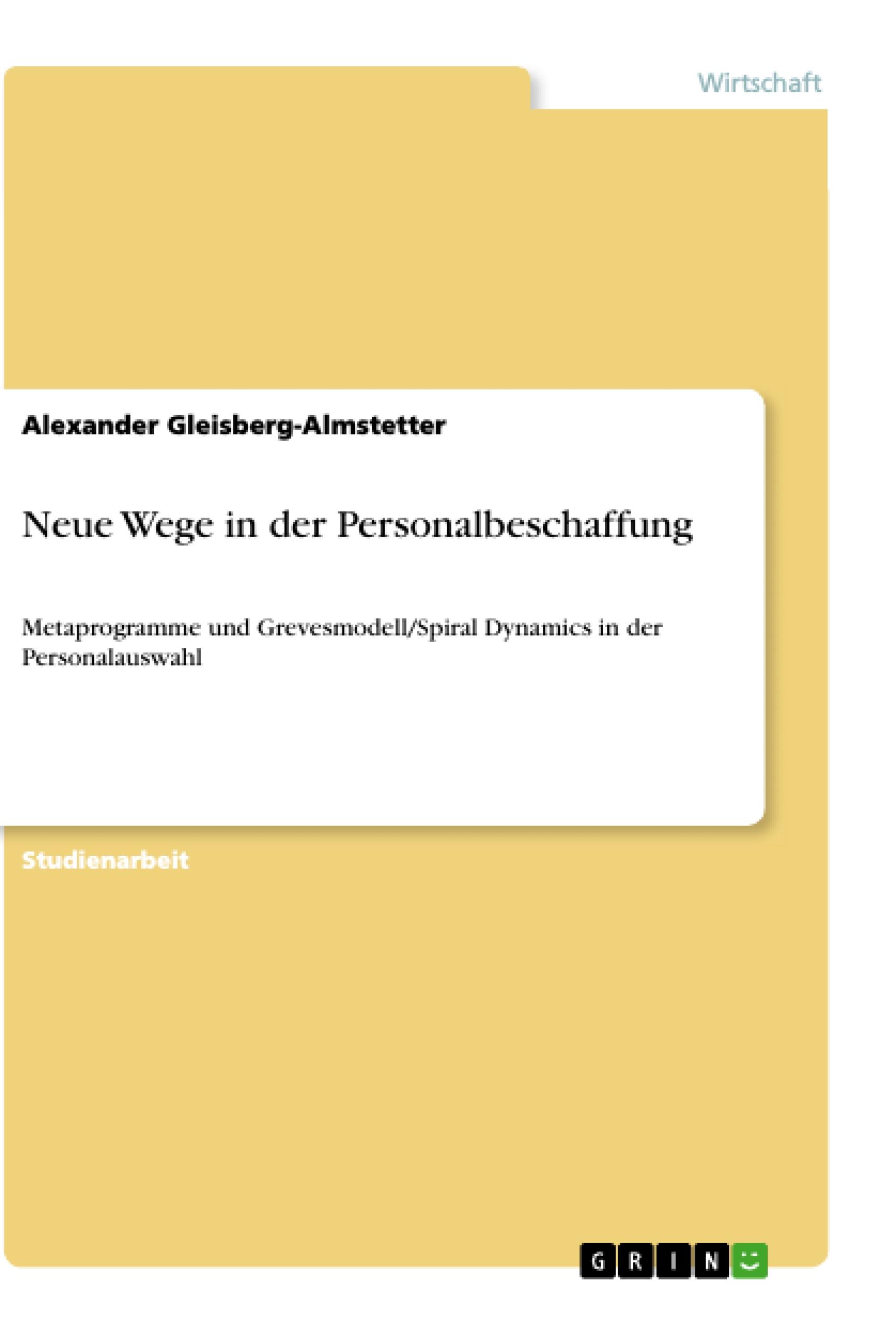 Neue Wege in der Personalbeschaffung