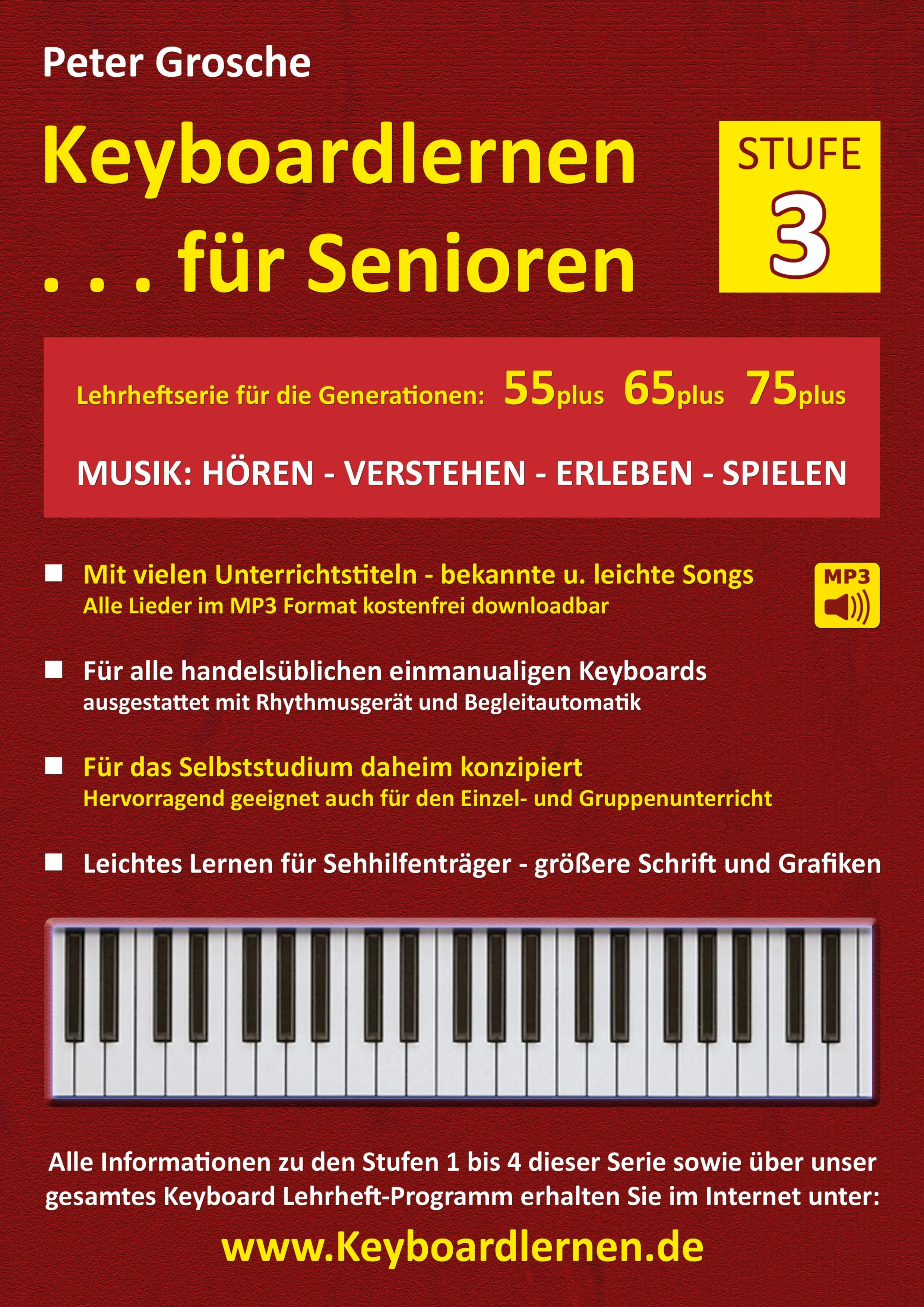 Keyboardlernen für Senioren (Stufe 3)