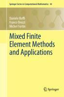 Mixed Finite Element Methods and Applications