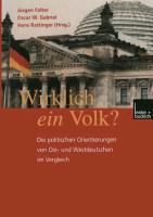 Wirklich ein Volk?