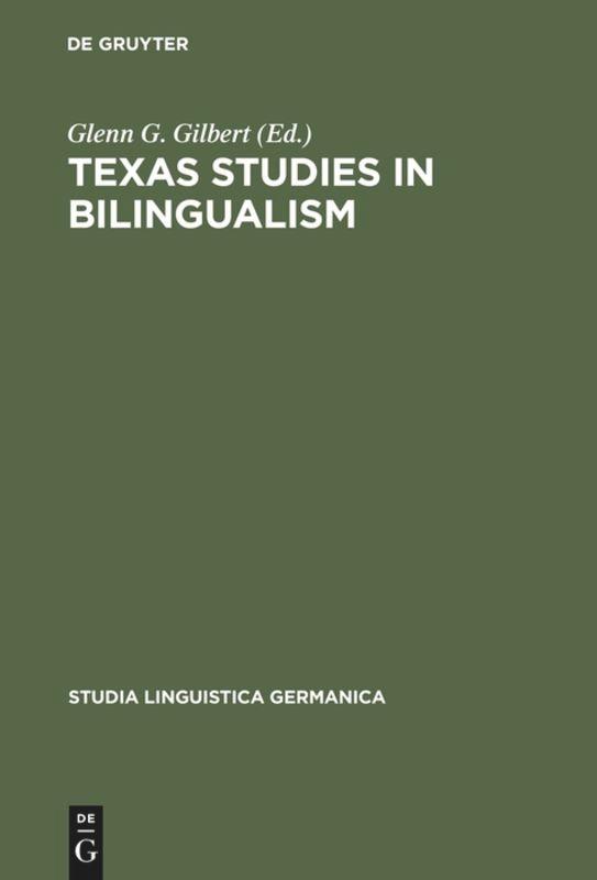 Texas Studies in Bilingualism