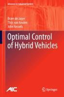 Optimal Control of Hybrid Vehicles