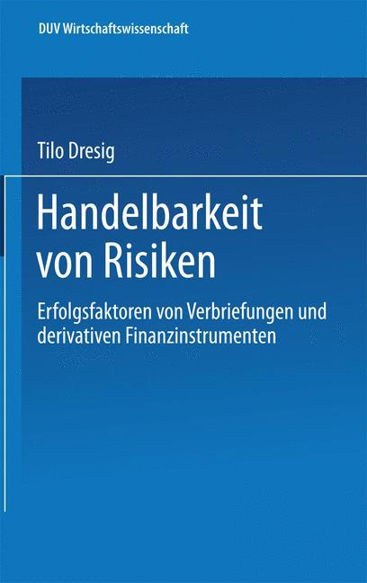 Handelbarkeit von Risiken