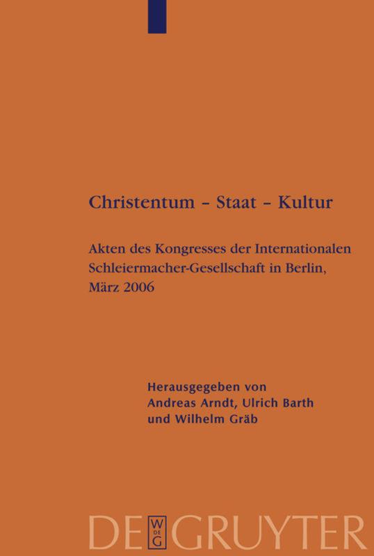 Christentum ¿ Staat ¿ Kultur