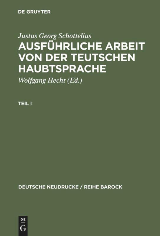 Ausführliche Arbeit von der teutschen HaubtSprache