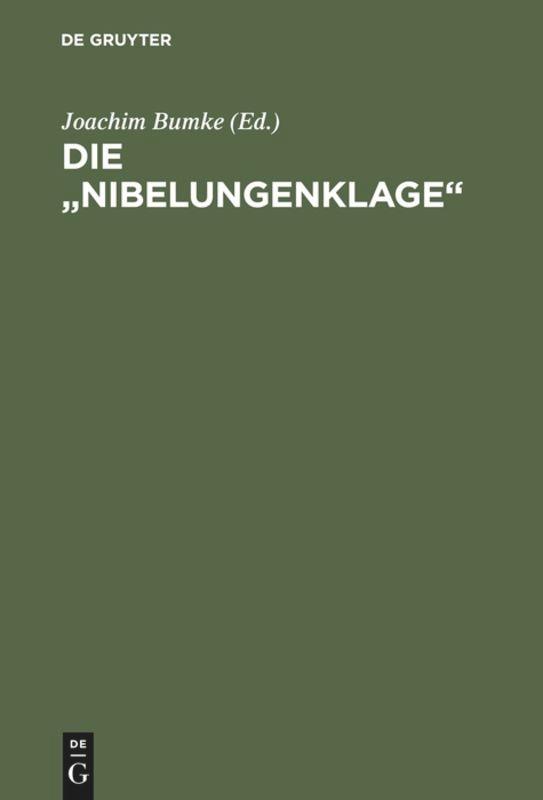 Die ¿Nibelungenklage¿