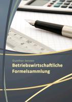 Betriebswirtschaftliche Formelsammlungen