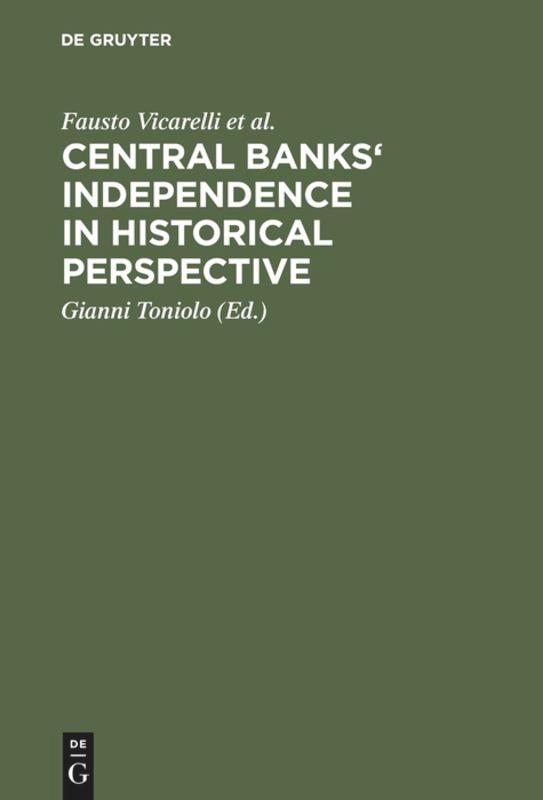 Central banks' independence in historical perspective