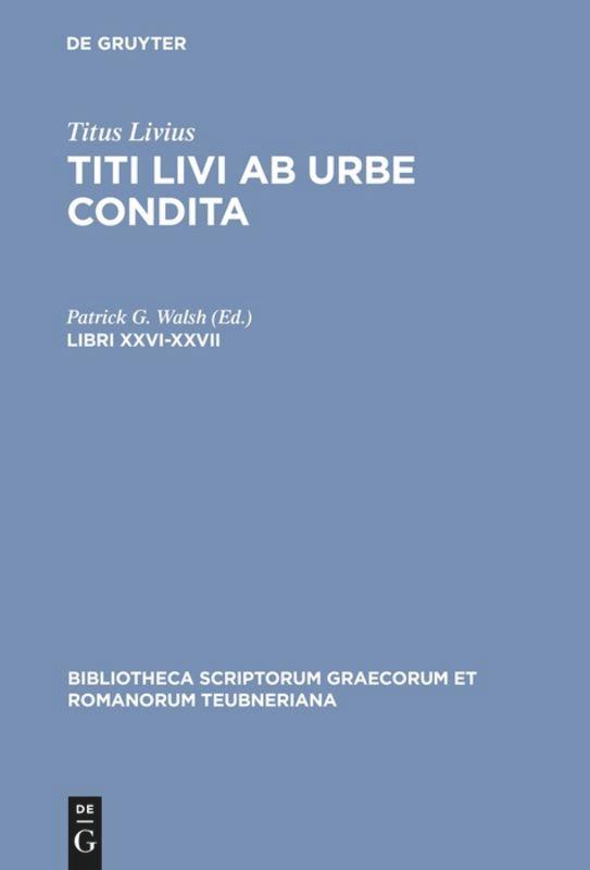 Libri XXVI-XXVII