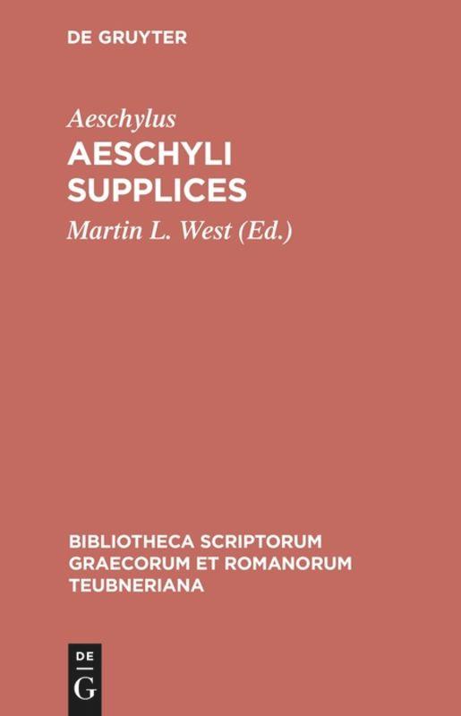 Aeschyli Supplices