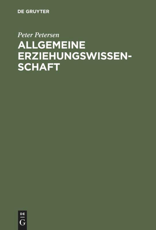 Allgemeine Erziehungswissenschaft