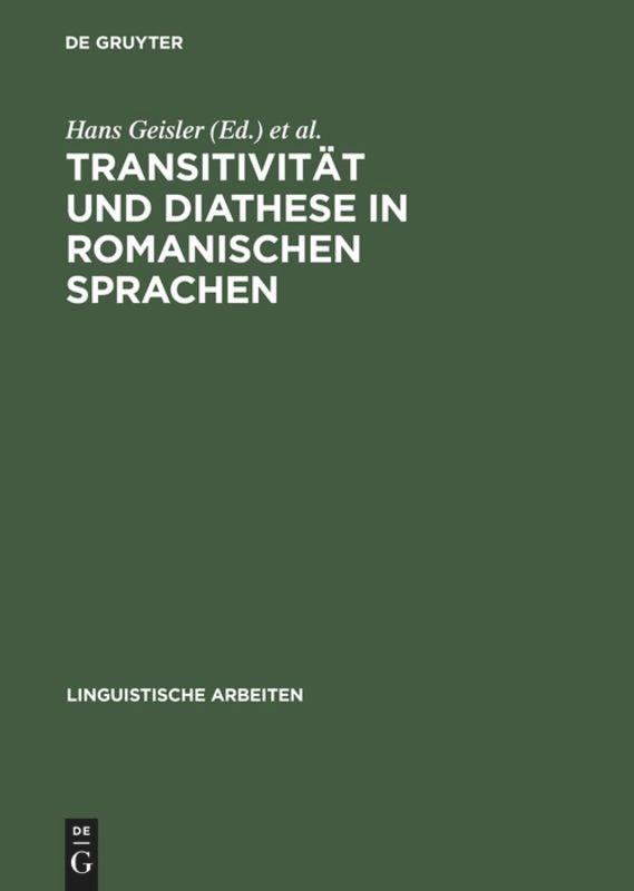 Transitivität und Diathese in romanischen Sprachen