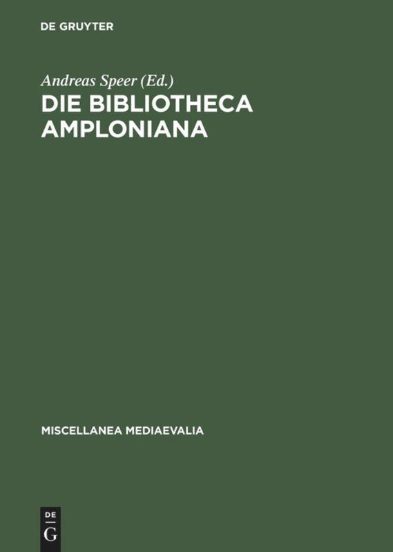 Die Bibliotheca Amploniana