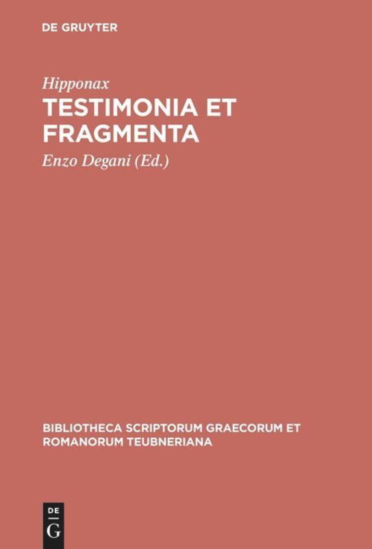 Testimonia et fragmenta