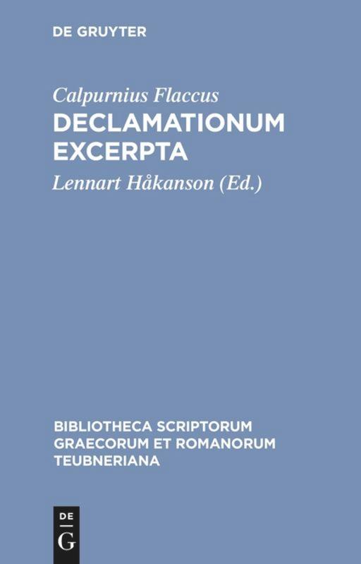 Declamationum excerpta