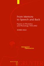 From Memory to Speech and Back