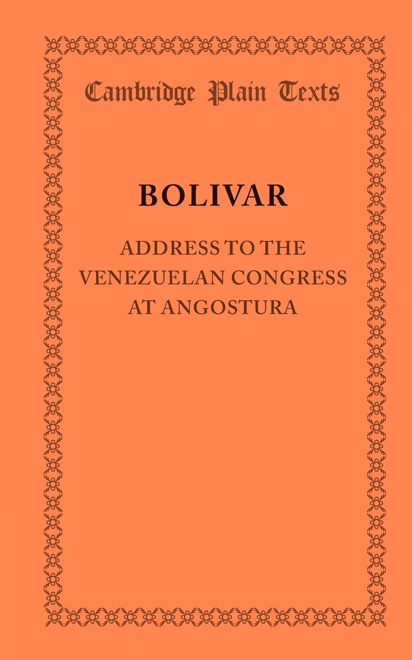 Address to the Venezuelan Congress at Angostura