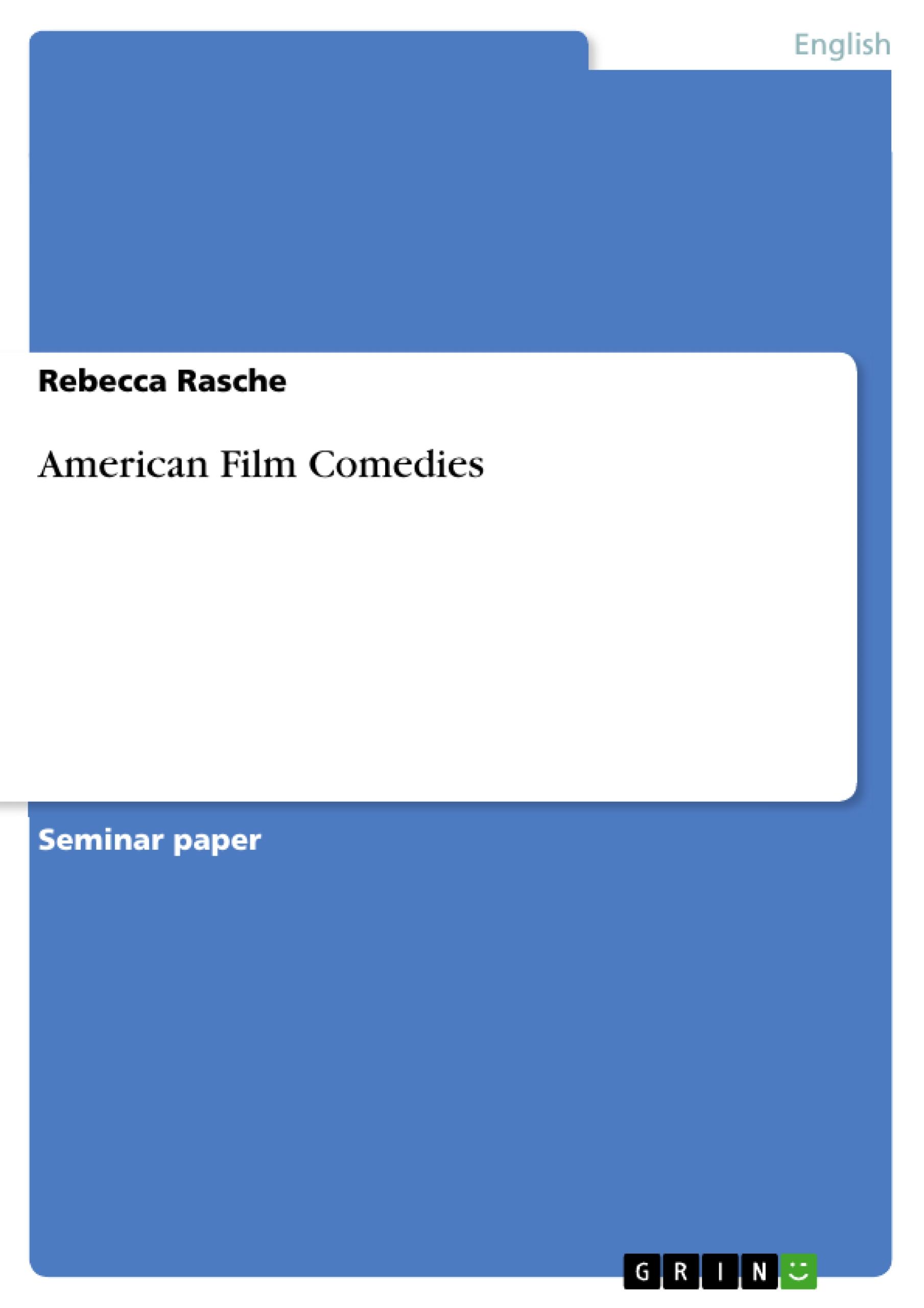 American Film Comedies